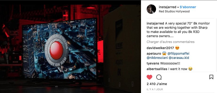 Un moniteur 8K Red ?