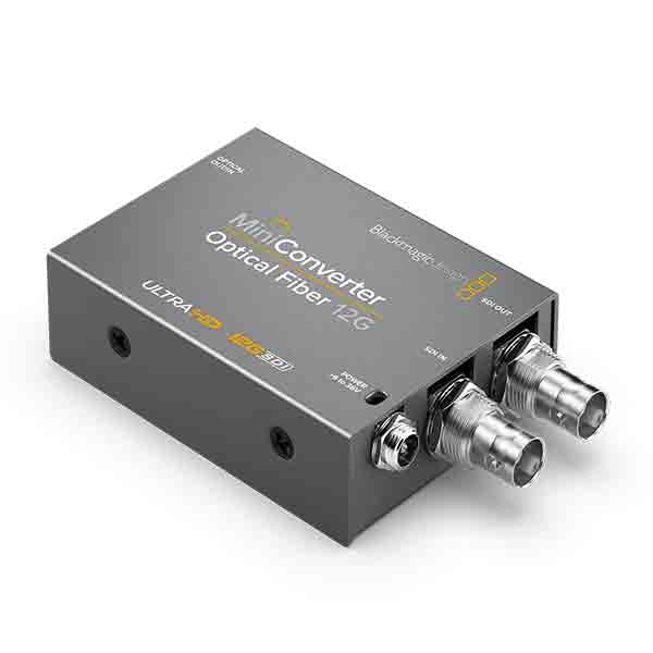 Blackmagic Design Mini Converter Optical Fiber 12G-SDI - Mini Convertisseur Blackmagic Design Mini Converter Optical Fiber 12G-SDI - Mini Convertisseur