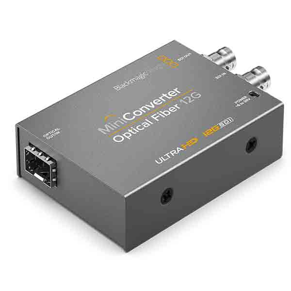 Blackmagic Design Mini Converter Optical Fiber 12G-SDI - Mini Convertisseur Blackmagic Design Mini Converter Optical Fiber 12G-SDI - Mini Convertisseur