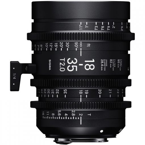 Sigma 18-35mm T2 (PL, métrique) - Objectif Cinéma