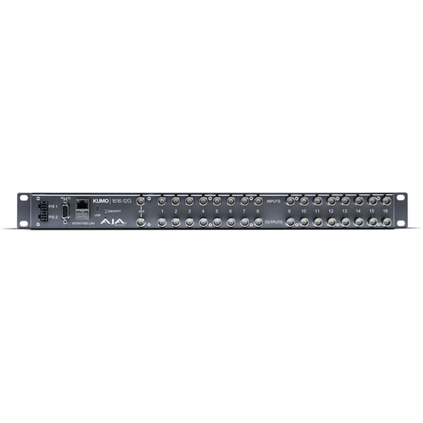AJA KUMO 1616-12G Compact 12G-SDI - Grille de commutation AJA KUMO 1616-12G Compact 12G-SDI - Grille de commutation