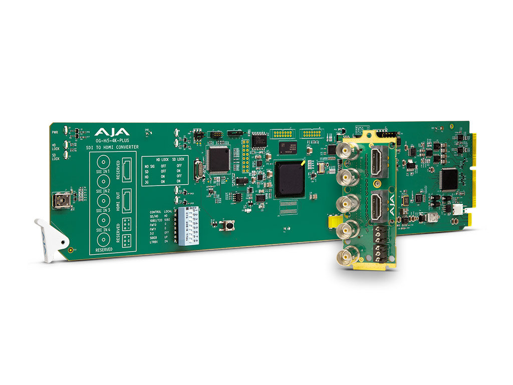 CARTE OPENGEAR AJA OG-HI5-4K-PLUS CARTE OPENGEAR AJA OG-HI5-4K-PLUS