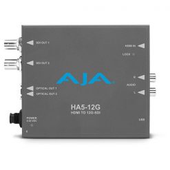 CONVERTISSEUR HDMI 2.0 VERS 12G-SDI AJA HA5-12G