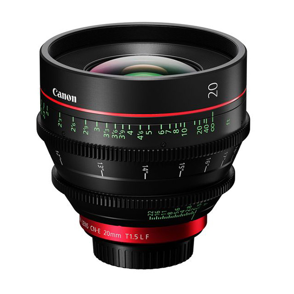 Canon Prime Cine Lens 20mm T1.5 Monture EF - Objectif Prime Cinéma Canon Prime Cine Lens 20mm T1.5 Monture EF - Objectif Prime Cinéma