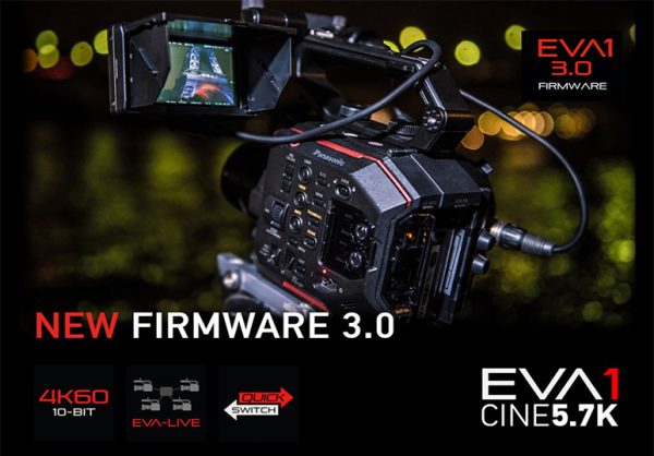 Mise à jour 3.0 de la caméra cinéma Panasonic EVA1