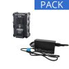 IDX Batterie IPL-98 & Chargeur VL-DT1 - Kit Batterie et Chargeur