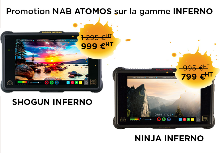 Les moniteurs ATOMOS INFERNO à prix exceptionnel !