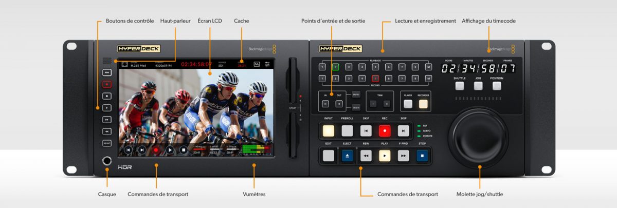 Blackmagic Design HyperDeck Extreme 8K HDR - Enregistreur Vidéo