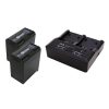 IDX PP-2A Kit 2 Batteries SL-VBD96 & Chargeur LC-2A - Kit Batteries et Chargeur