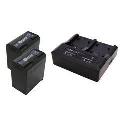 IDX PP-2A Kit 2 Batteries SL-VBD96 & Chargeur LC-2A - Kit Batteries et Chargeur
