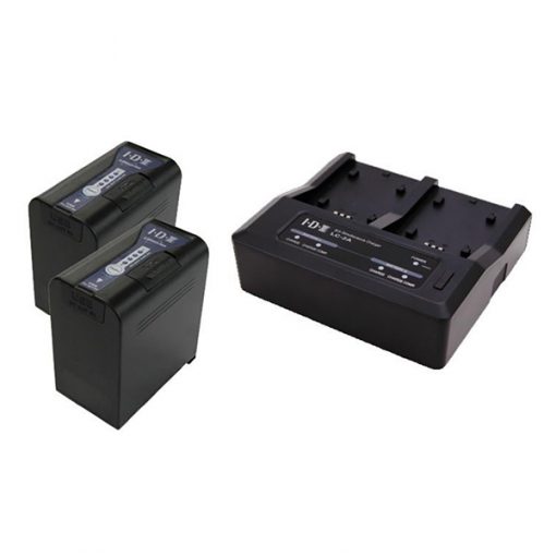 IDX PP-2A Kit 2 Batteries SL-VBD96 & Chargeur LC-2A - Kit Batteries et Chargeur