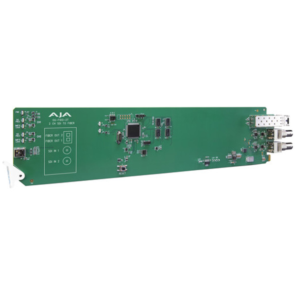 CARTE OPENGEAR 2 CANAUX 3G-SDI VERS FIBRE MULTI-MODE AJA OG-FIDO-2T-MM CARTE OPENGEAR 2 CANAUX 3G-SDI VERS FIBRE MULTI-MODE AJA OG-FIDO-2T-MM