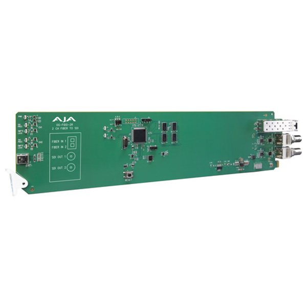 CARTE OPENGEAR 1 CANAL MULTI-MODE FIBRE VERS 3G-SDI AJA OG-FIDO-R-MM CARTE OPENGEAR 1 CANAL MULTI-MODE FIBRE VERS 3G-SDI AJA OG-FIDO-R-MM