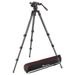 Manfrotto Nitrotech 608 avec Trépied 536 – Kit Rotule Vidéo avec Trépied