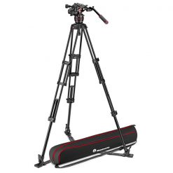 Manfrotto Nitrotech 608 Avec Trepied Twin Legs Aluminium GS