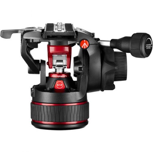 Manfrotto Nitrotech 612 avec trépied Twin Legs Carbon GS - Kit Rotule vidéo avec trépied – Image 5
