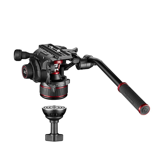 Manfrotto Nitrotech 608 avec Trépied Twin Legs Carbon GS – Kit Rotule Vidéo avec trépied – Image 2