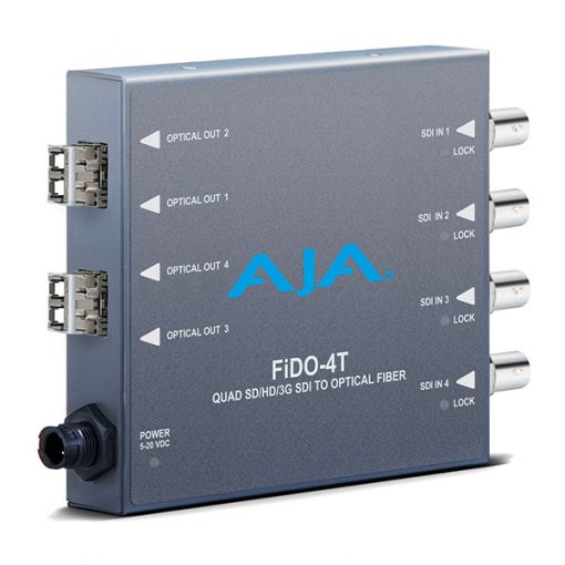 AJA FiDO-4T-MM - Convertisseur 4 canaux 3G-SDI vers Multi-Mode LC Fiber