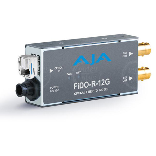 Aja FIDO-R-12G - convertisseur 1 canal Fiber vers 12G-SDI/LG Aja FIDO-R-12G - convertisseur 1 canal Fiber vers 12G-SDI/LG