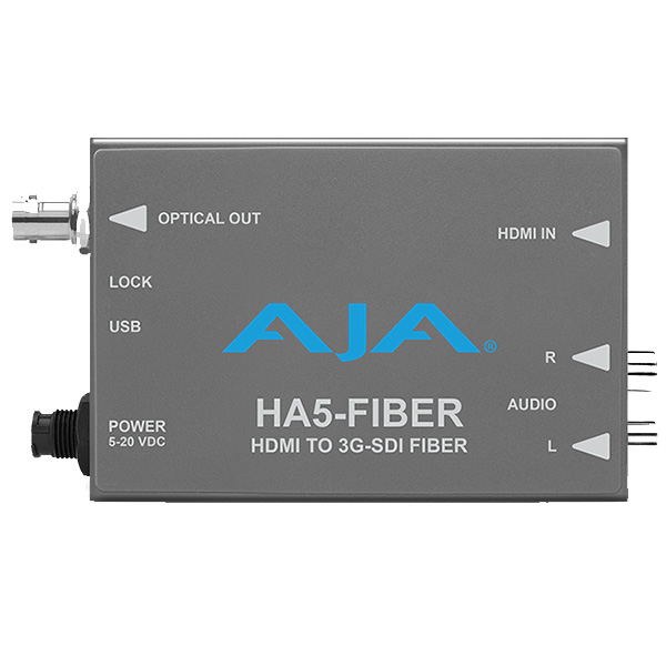 Aja HA5-Fiber - mini convertisseur HDMI vers 3G-SDI Aja HA5-Fiber - mini convertisseur HDMI vers 3G-SDI