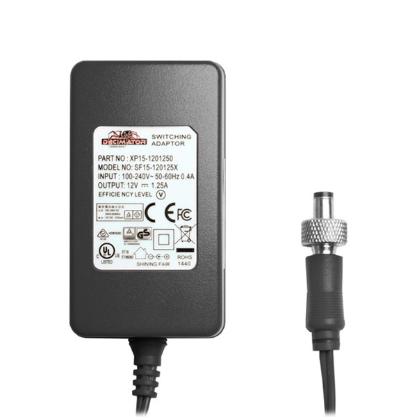 Decimator PWR-12V ML - pack alimentation 12VDC (fermeture metal) Decimator PWR-12V ML - pack alimentation 12VDC (fermeture metal)