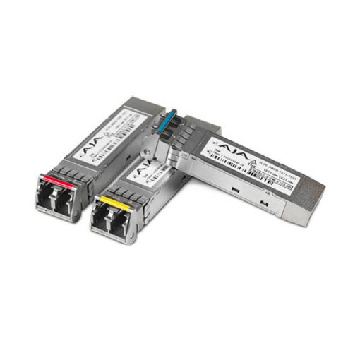 AJA FiberLC-1-TX-12G - 1 Canal 12G-SDI Single Mode LC Fiber Tx SFP pour FS4/FS-HDR