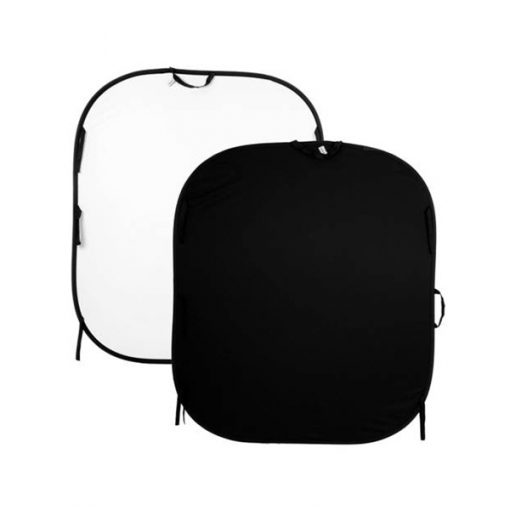 Manfrotto LAS5621 (blanc/noir 1.5m x 1.8m) - Fond pliant