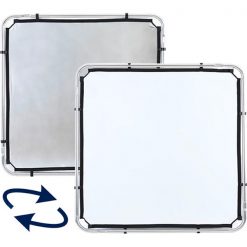 Manfrotto LR81131R - Toile Réflection Blanc/Argent (1x1m)
