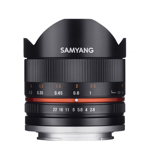 Samyang 8mm F2.8 UMC Fisheye II (Sony E) - Objectif Samyang 8mm F2.8 UMC Fisheye II (Sony E) - Objectif
