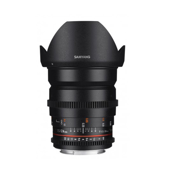 Samyang 24mm T1.5 VDSLR II (Canon EF) - Objectif Cinéma Samyang 24mm T1.5 VDSLR II (Canon EF) - Objectif Cinéma