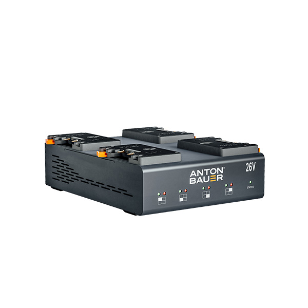 Anton Bauer Dionic 26V LP4 Quad (Gold Mount) - Chargeur Anton Bauer Dionic 26V LP4 Quad (Gold Mount) - Chargeur