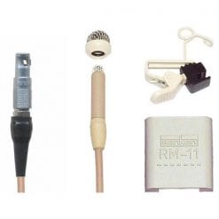 Sanken COS-11DLS3B – Micro cravate (blanc, LEMO-3)