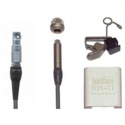 Sanken COS-11DLS3B – Micro cravate (blanc, LEMO-3)