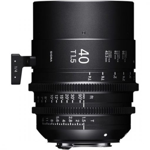 Sigma 40mm T1.5 FF F/AP2 PL /i - Objectif Cinéma