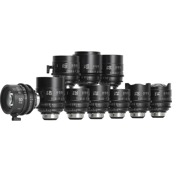 Sigma Cine FF Classic Prime - Kit de 10 Objectifs Cinéma Sigma Cine FF Classic Prime - Kit de 10 Objectifs Cinéma