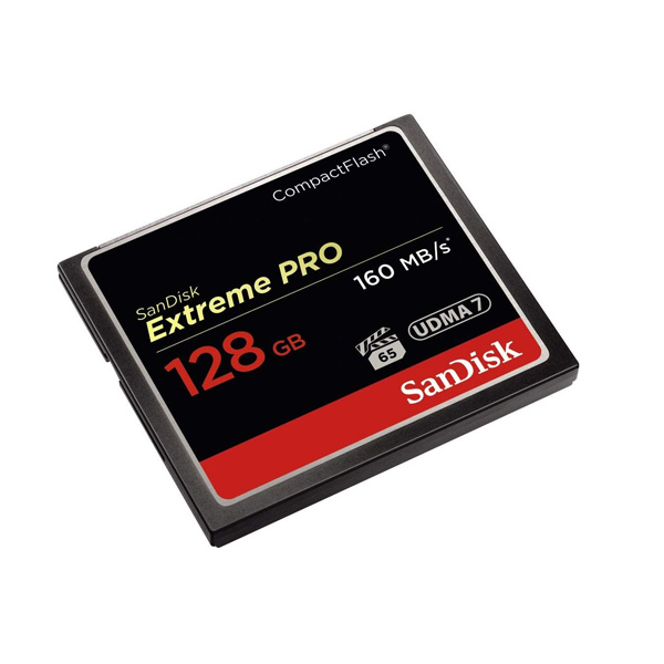 SanDisk Extreme Pro 128 Go - carte CompactFlash SanDisk Extreme Pro 128 Go - carte CompactFlash