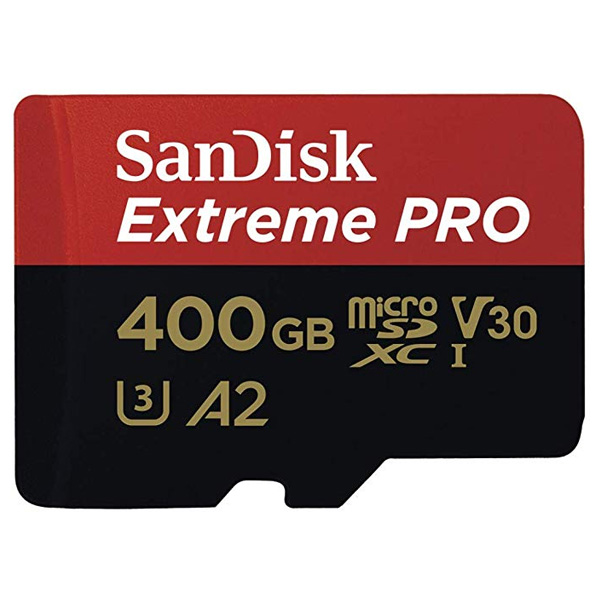 Sandisk Extreme Pro 400Go - carte micro SDXC + adaptateur Sandisk Extreme Pro 400Go - carte micro SDXC + adaptateur