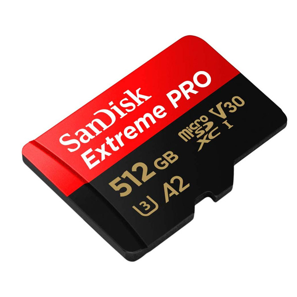 Sandisk Extreme Pro 512Go - carte micro SDXC + adaptateur Sandisk Extreme Pro 512Go - carte micro SDXC + adaptateur