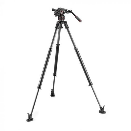 Manfrotto Nitrotech 608 + Fast Single 635 - Kit Rotule et Trépied Vidéo