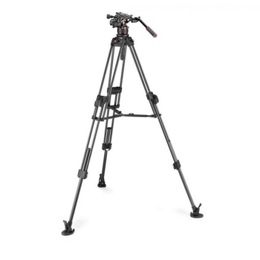 Manfrotto Nitrotech 612 + Fast Twin 645 (carbone) – Kit Trépied et Rotule Vidéo