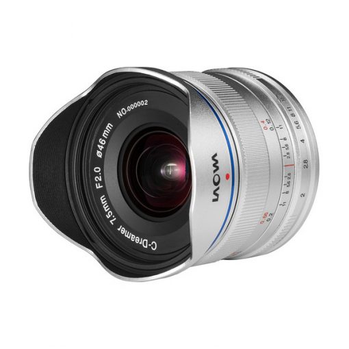 Laowa 7.5mm F2 MFT (argent) - objectif