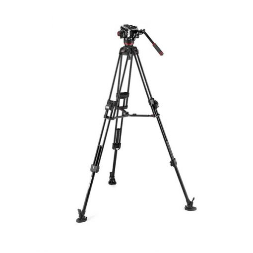 Manfrotto MVK504XTWINFA - Kit Rotule 504X + Trépied Fast Twin 645