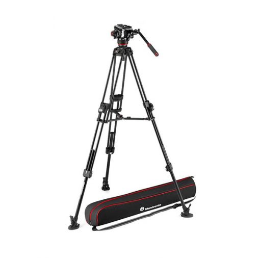 Manfrotto MVK504XTWINFA - Kit Rotule 504X + Trépied Fast Twin 645
