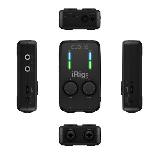 iRig Pro Duo 2 I/O - canaux interace audio/midi