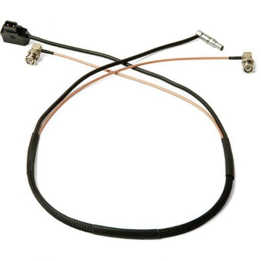 Zacuto Cable 4-Pin LEMO / BNC & D-Tap avec interrupteur pour Kameleon