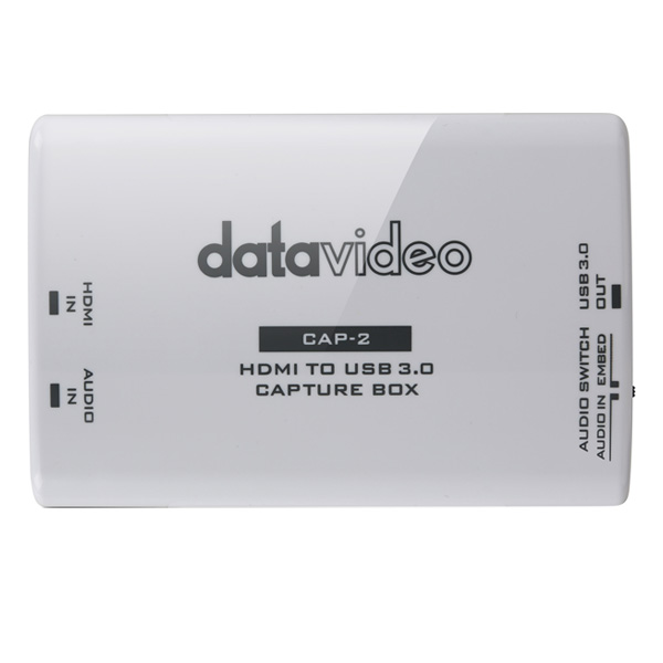 Datavideo Cap-1 - boîtier d'acquisition (SDI vers USB) Datavideo Cap-1 - boîtier d'acquisition (SDI vers USB)
