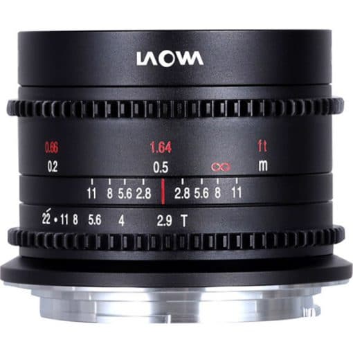 Laowa 9mm F2.9 Zero-D (Canon RF, Noir) - Objectif Cinéma