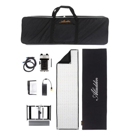 Aladdin Bi-Fabric 4 (200W) – panneau LED V-Mount avec sac de transport