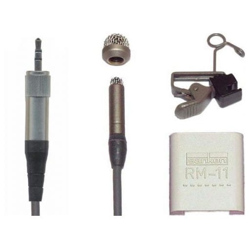 Sanken COS-11DMJKN - Micro cravate (noir, mini jack)