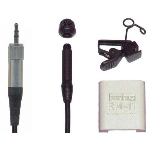 Sanken COS-11DMJKN - Micro cravate (noir, mini jack)